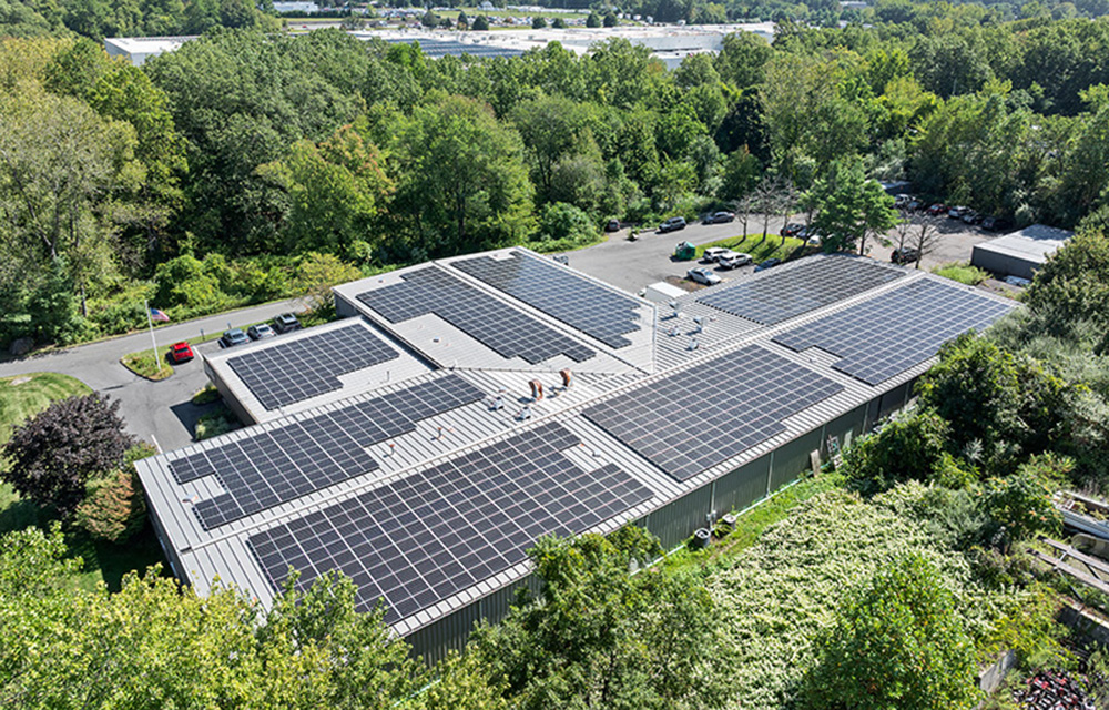 CT Green Bank completes PV installation with C-PACE  financing at The Best Postcards - 29,650 s/f facility
